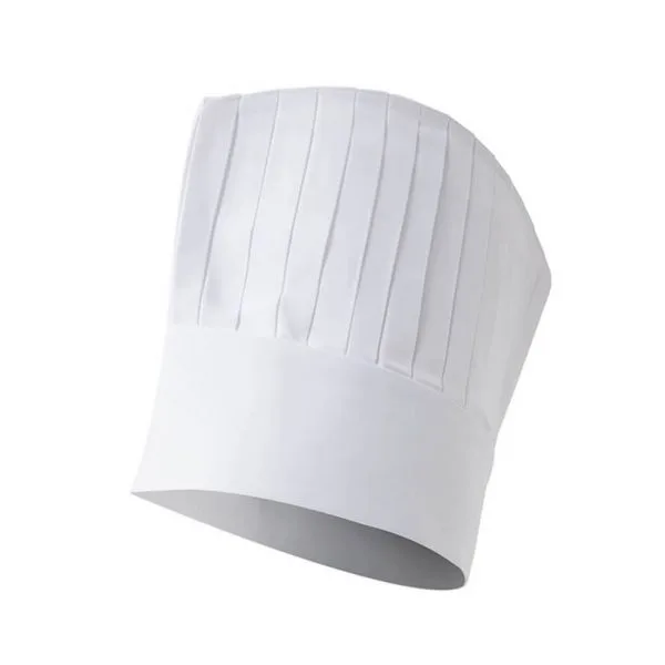 9COVA82 Gorro de cocinero con rejilla en la parte superior, blanco 82