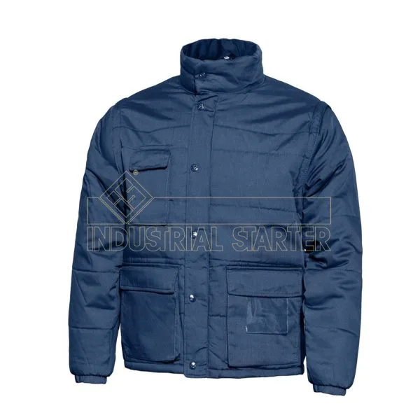 9PF4035 Chaquetón antifrío con mangas desmontables 4035 marino