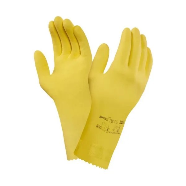 9PMGU70 Guante latex universal plus ansell AlphaTec Amarillo 87650
