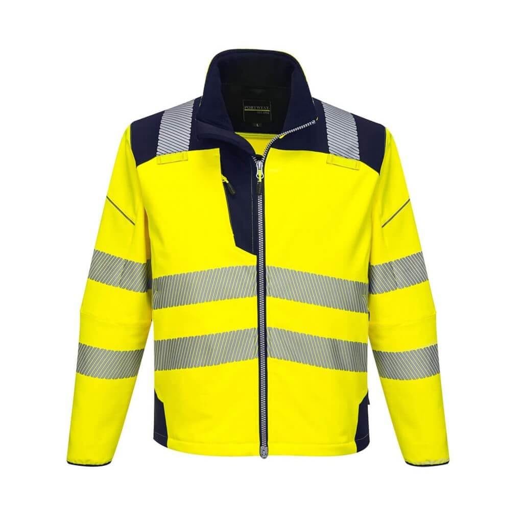 9AVT402 Chaqueta softshell alta visibilidad EN20471, clase 3 T402