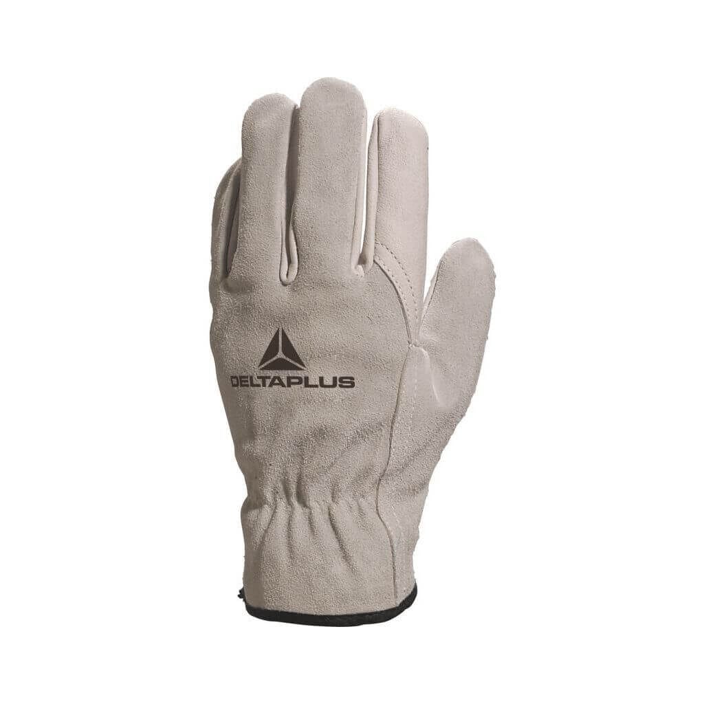 Guante tipo americano flor vacuno dorso serraje FCN29