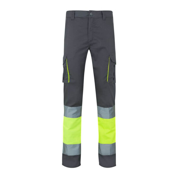 Pantalon elastico stretch alta visibilidad combinado 303002S