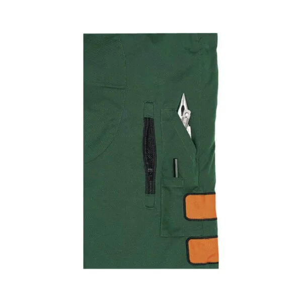 Pantalón forestal verde-naranja Meleze3 - Imagen 2