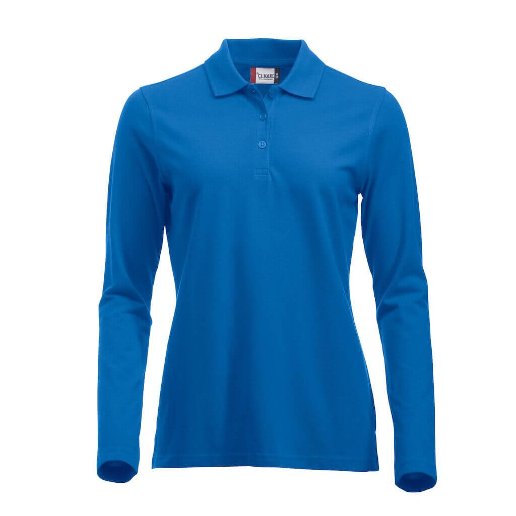 9COPGML028247 recio polo manga larga mujer clasico marion azul royal