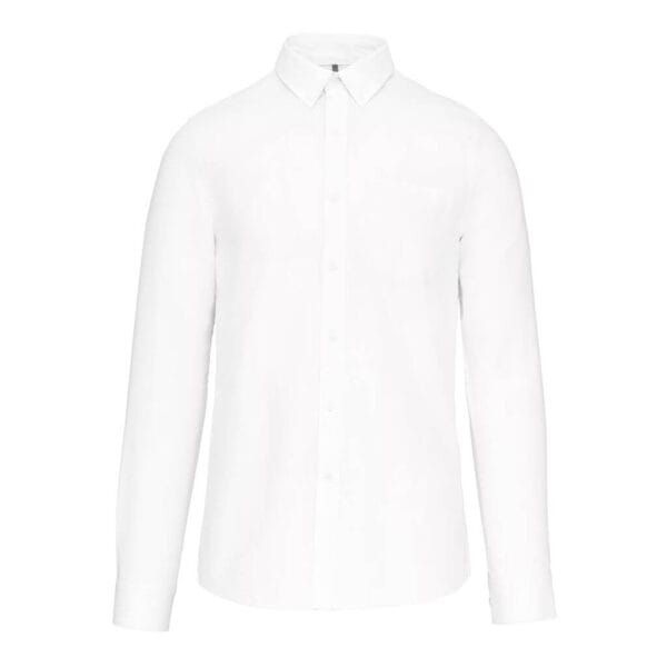 Camisa oxford manga larga entallada K516 - Imagen 3