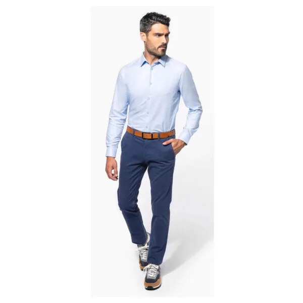 Camisa manga larga Oxford hombre K595 - Imagen 9