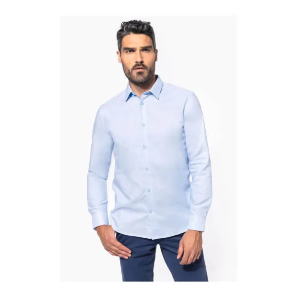 Camisa manga larga Oxford hombre K595 - Imagen 11