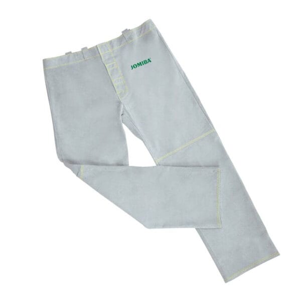 Pantalón de soldador ignífugo Jomiba LPA 558 en cuero serraje con costuras de Kevlar