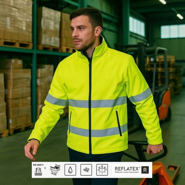 Chaqueta Soft Shell Alta Visibilidad 306005 - Imagen 2