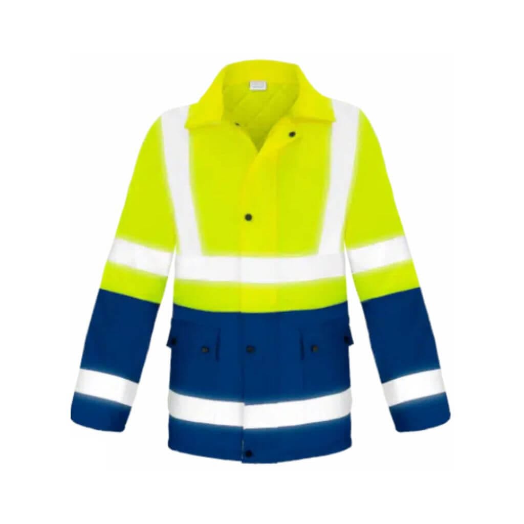 Parka Vesin 3006 alta visibilidad, acolchada pra el frio y la lluvia