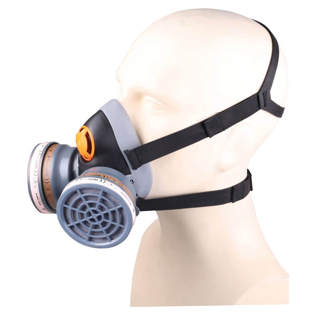 Kit respiratorio M6400 MARS KIT semi-máscara negro-gris con filtros A2P2