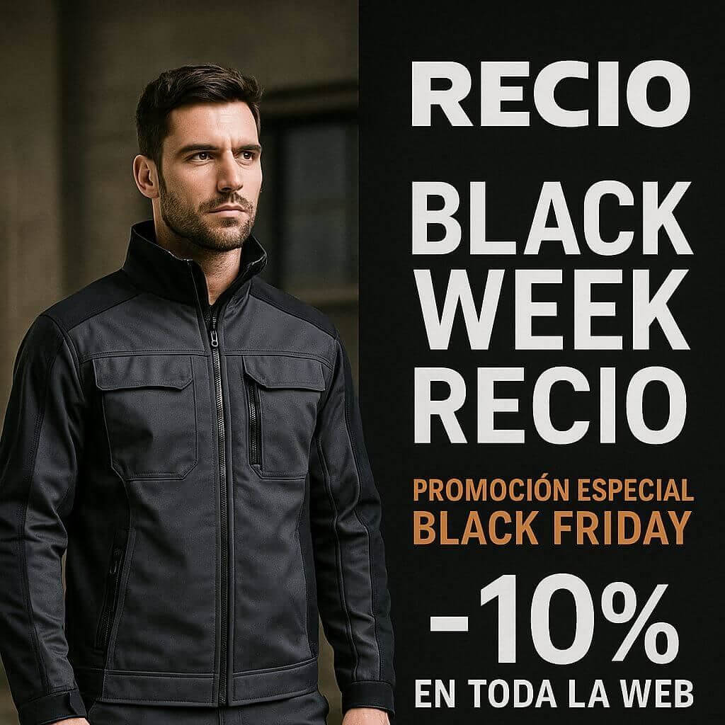 Ropa laboral RECIO – Promoción Black Week 10% Descuento