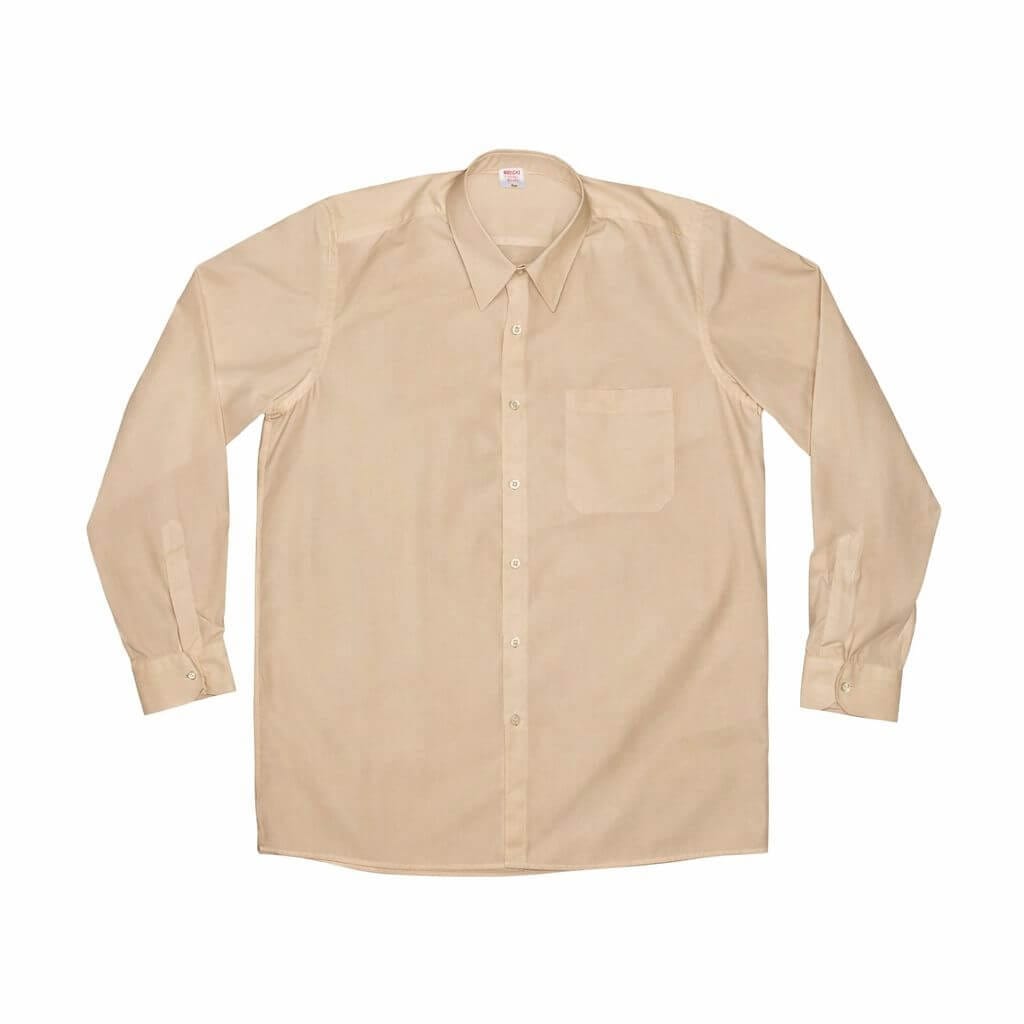 1CL01 Camisa manga larga laboral botones, con un bolsillo, carpinteria