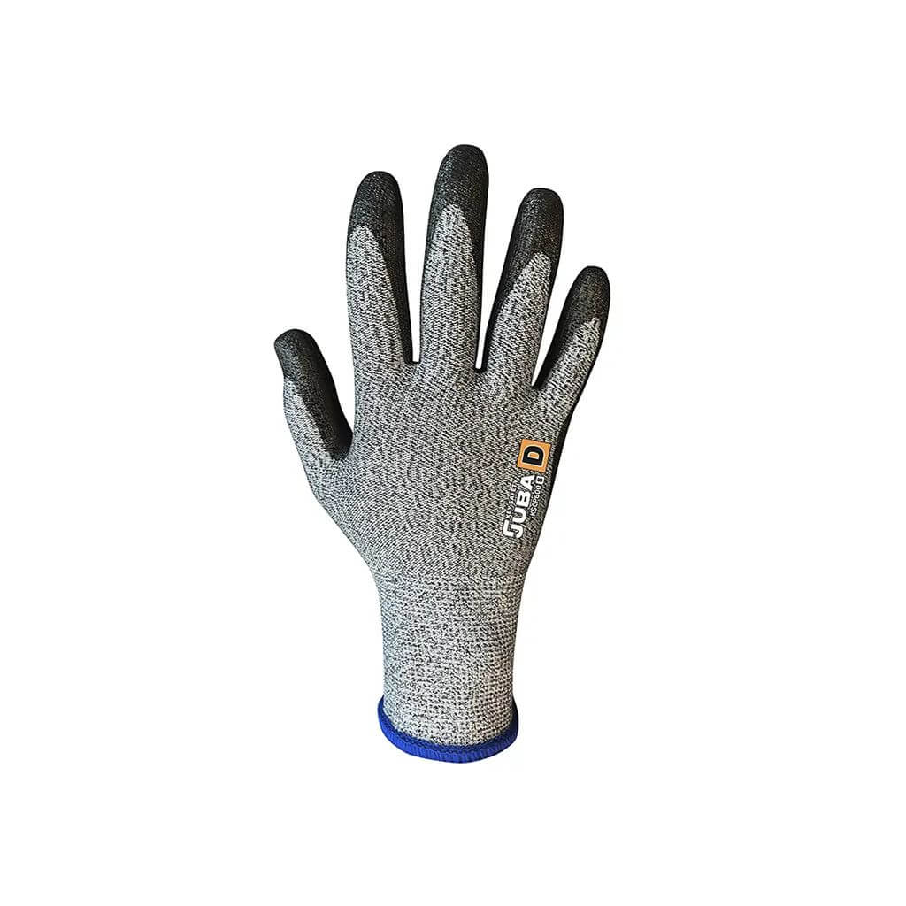 Guante anticorte Juba KSCP600 KEY SAFETY con recubrimiento de poliuretano gris